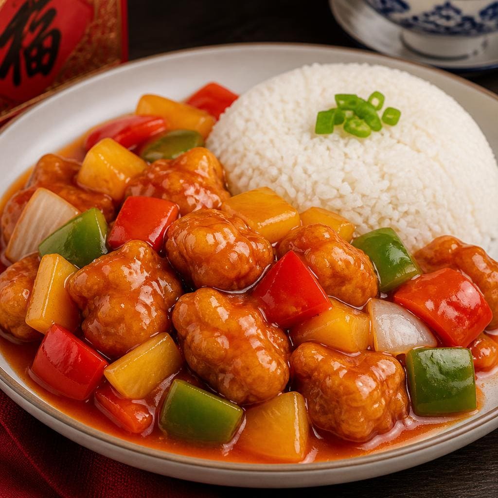 Sweet And Sour Chicken Rice D’ Cost Seafood